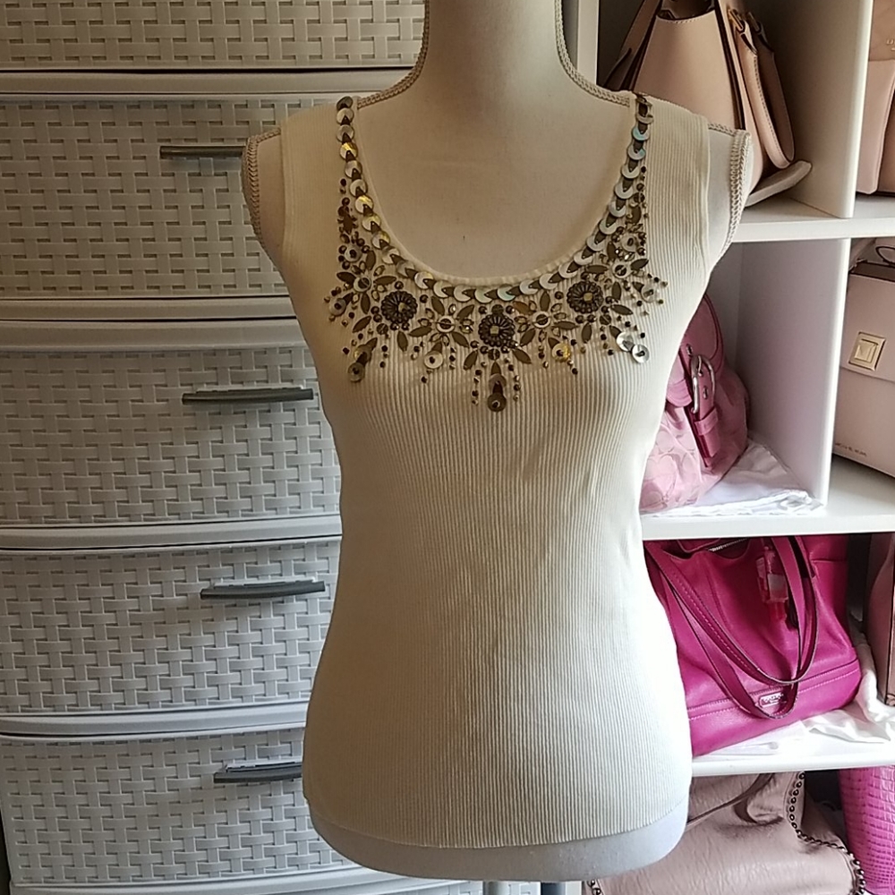 Ruby Rd. Petite Sleeveless Top Size PL - Picture 2 of 8